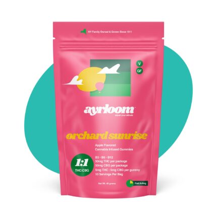 Ayrloom | Orchard Sunrise 1:1 (CBG) - 50mg Edible