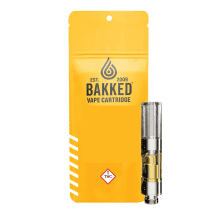 Bakked Formulated Vape Cartridges | Pulp Friction 1g Med Bakked Formulated Vape Cartridges | Pulp Friction 1g Med