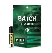 Batch Cartridge | Signature Indica GMO 1g Rec Batch Cartridge | Signature Indica GMO 1g Rec