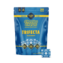 Cheeba Chews Wax Wrap | Caramel Trifecta 1:1:1 THC:CBD:CBG 1:1:1 250mg Med Cheeba Chews Wax Wrap | Caramel Trifecta 1:1:1 THC:CBD:CBG 1:1:1 250mg Med
