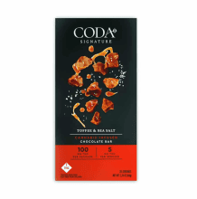 Coda Signature Chocolate | Sea Salt & Toffee 100mg Rec Coda Signature Chocolate | Sea Salt & Toffee 100mg Rec