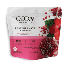 Coda Signature Fast Acting Fruit Notes | 1:1 CBN Pomegranate & Hibiscus 100mg Rec Coda Signature Fast Acting Fruit Notes | 1:1 CBN Pomegranate & Hibiscus 100mg Rec