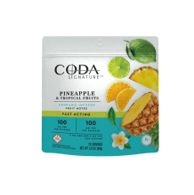 Coda Signature Fast Acting Fruit Notes | Pineapple & Tropical Fruits 1:1 100mg Rec Coda Signature Fast Acting Fruit Notes | Pineapple & Tropical Fruits 1:1 100mg Rec