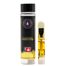 Entourage Cannabis Truly Solventless Rosin Cartridge | Banana Crusher 1g Entourage Cannabis Truly Solventless Rosin Cartridge | Banana Crusher 1g