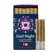 Gud Gardens Gud Night Preroll 6-Pack | Apple Jacked, Turkey Bagz, Sky OG 4.8g Gud Gardens Gud Night Preroll 6-Pack | Apple Jacked, Turkey Bagz, Sky OG 4.8g