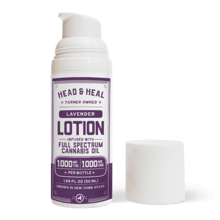 Head & Heal | Lavender Scented Lotion FSO 1:1 (THC:CBD) - 1000mg - Topical