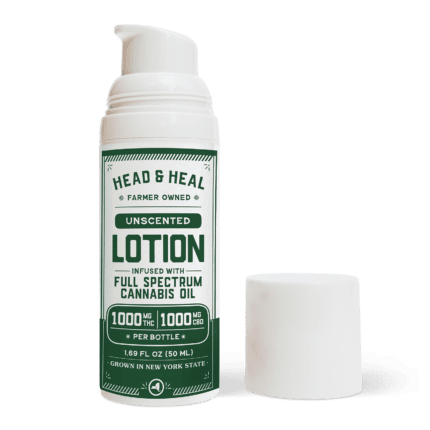 Head & Heal | Unscented Lotion FSO 1:1 (THC:CBD) - 1000mg - Topical