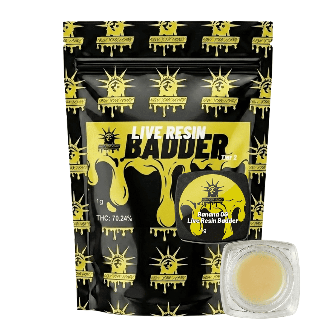 New York Honey | Banana OG Live Resin Badder - 1g - Concentrate New York Honey | Banana OG Live Resin Badder - 1g - Concentrate