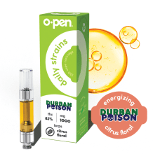 O.Pen Daily Strains Cartridge | Durban Poison 1g Rec O.Pen Daily Strains Cartridge | Durban Poison 1g Rec