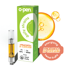 O.Pen Daily Strains Cartridge | Peaches n Cream 1g Rec O.Pen Daily Strains Cartridge | Peaches n Cream 1g Rec