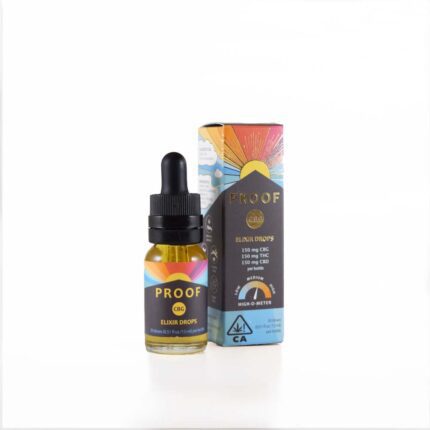 PROOF CBG ELIXIR DROPS 150 MG 15ML