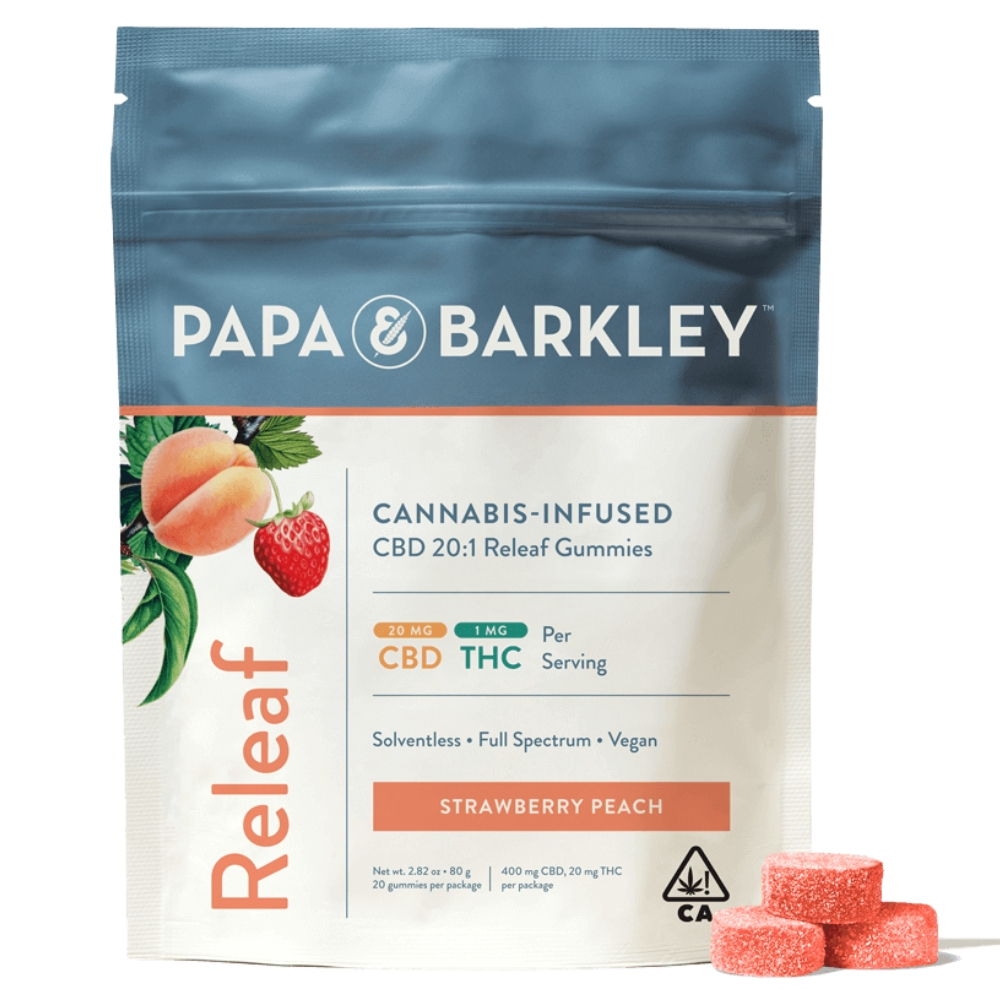20:1 Strawberry Peach Releaf Gummies 20:1 Strawberry Peach Releaf Gummies