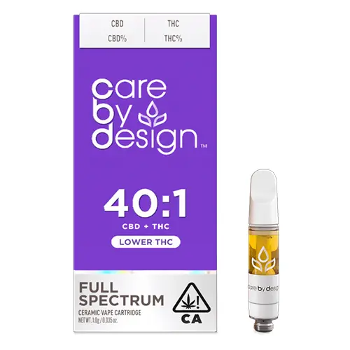 40:1 CBD:THC 1g Vape Cartridge 40:1 CBD:THC 1g Vape Cartridge