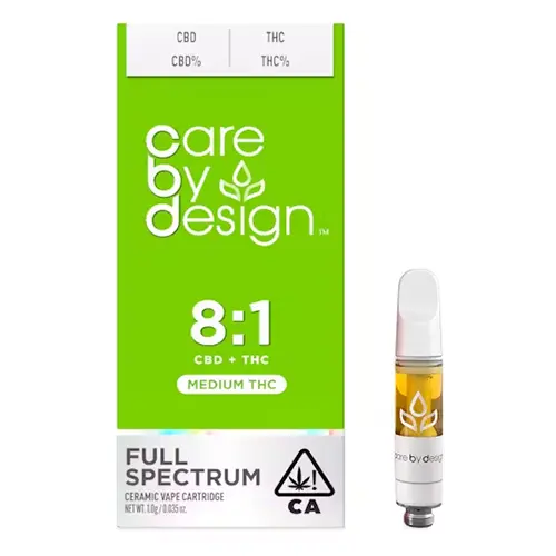 8:1 CBD:THC 1g Vape Cartridge 8:1 CBD:THC 1g Vape Cartridge