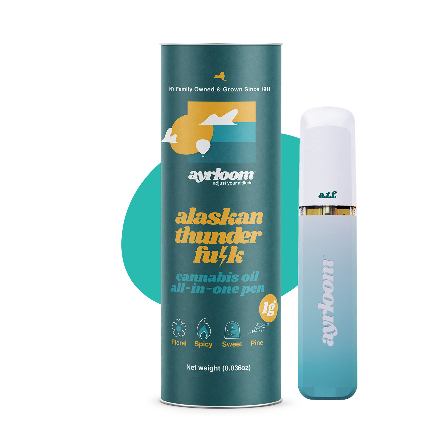 Ayrloom | Alaskan Thunder Fuck All-in-One - 1g - Vape Ayrloom | Alaskan Thunder Fuck All-in-One - 1g - Vape