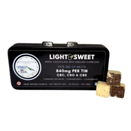 Chime & Chill | Pick-Me-Up Melts White Chocolate w/ Ground Espresso - 840mg CBD