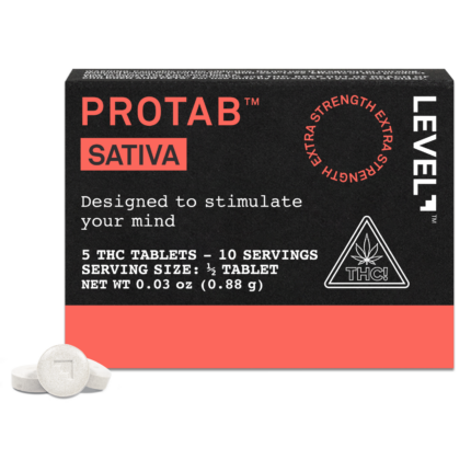 LEVEL | Sativa Protab 5pk - 100mg - Edible