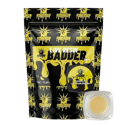 New York Honey | Banana OG Live Resin Badder - 1g - Concentrate