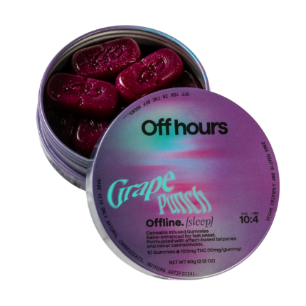 OFFHOURS | Grape Punch (Offline) 10pk - 100mg - Edible