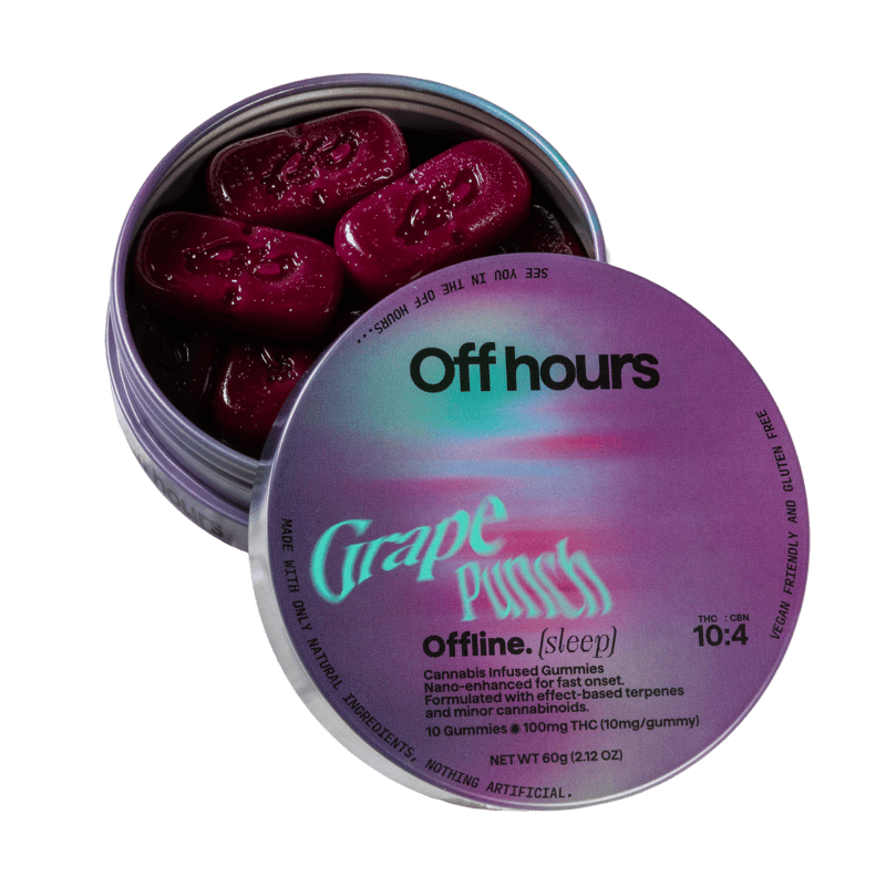 OFFHOURS | Grape Punch (Offline) 10pk - 100mg - Edible