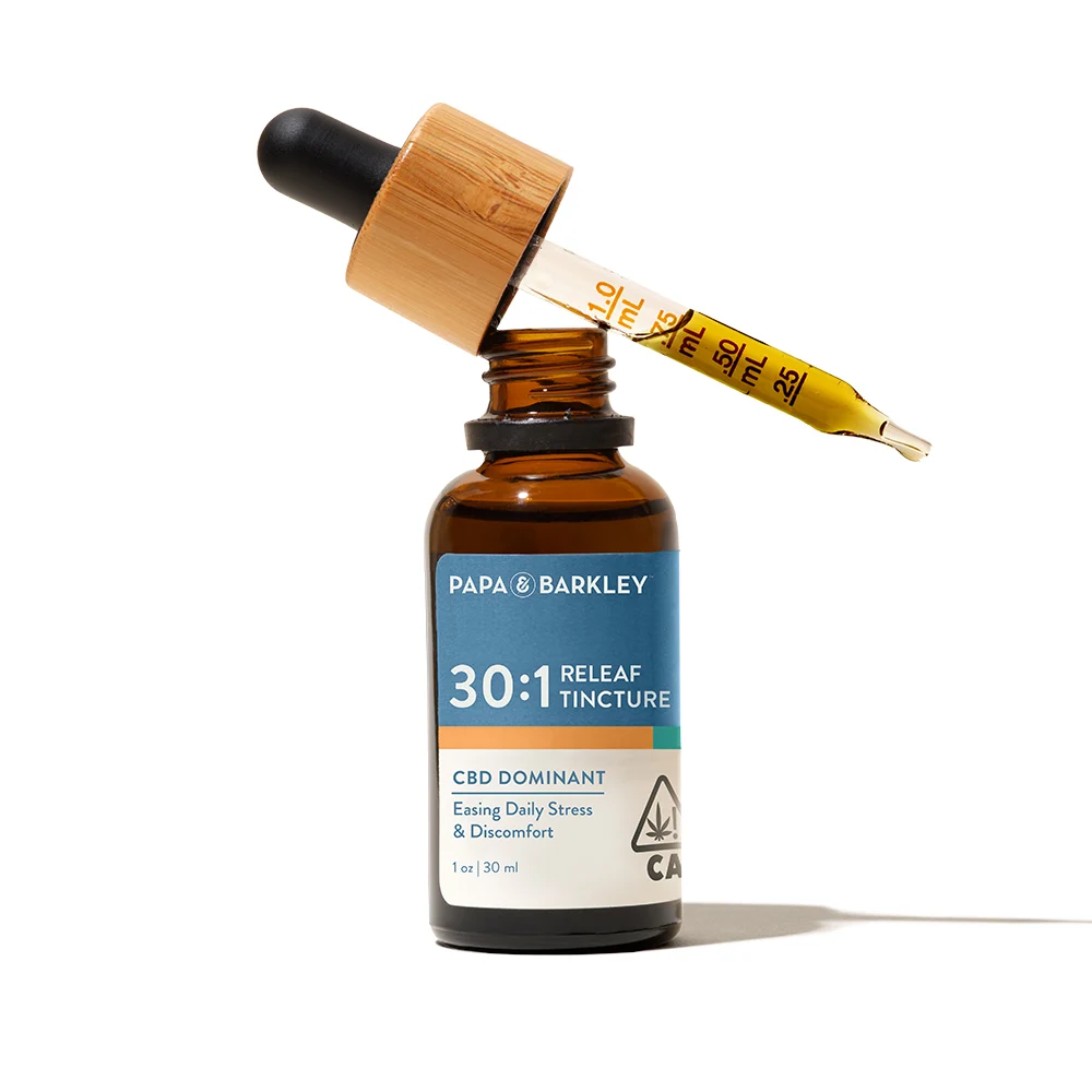 Papa & Barkley – 30:1 CBD/THC Releaf – 30ml tincture Papa & Barkley – 30:1 CBD/THC Releaf – 30ml tincture