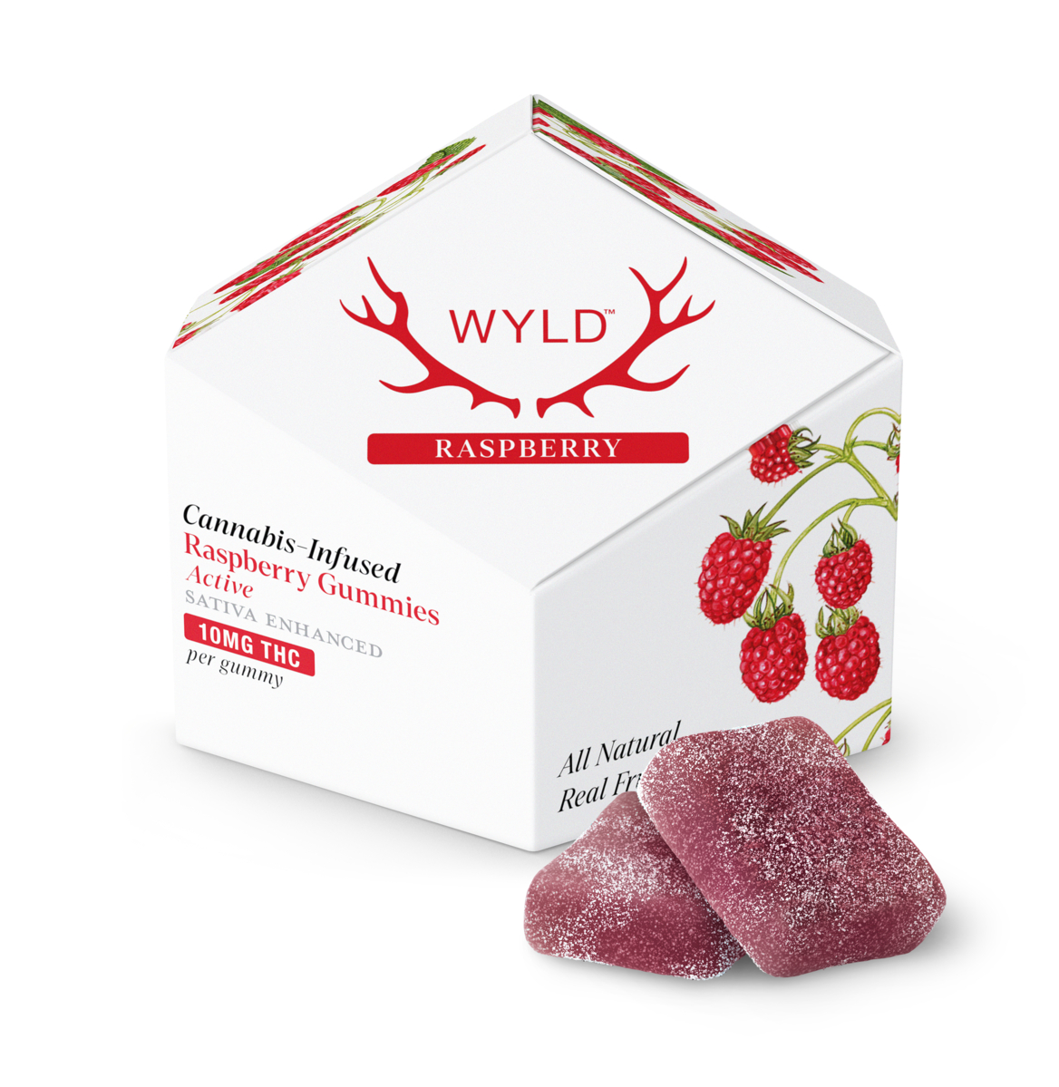 Raspberry 'Active' Gummies (S) Raspberry 'Active' Gummies (S)