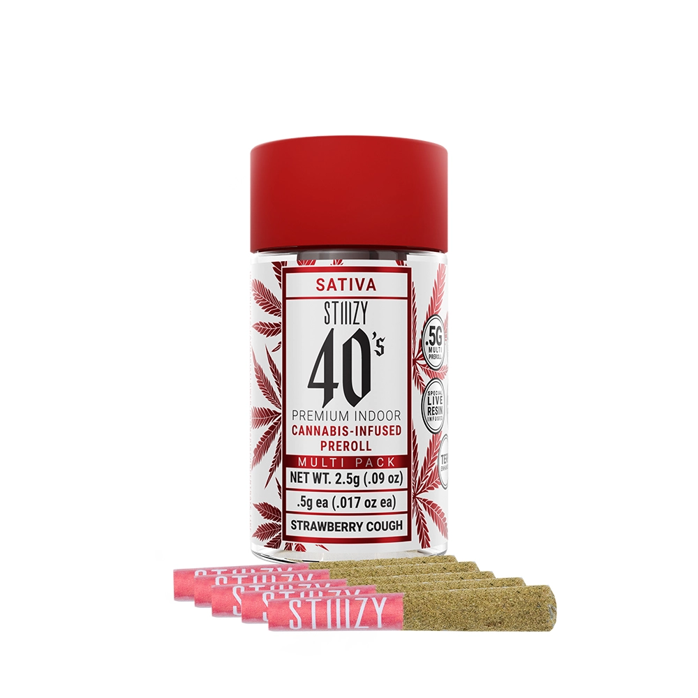 Strawberry Cough (S) - 40's Infused Pre-Rolls Strawberry Cough (S) - 40's Infused Pre-Rolls